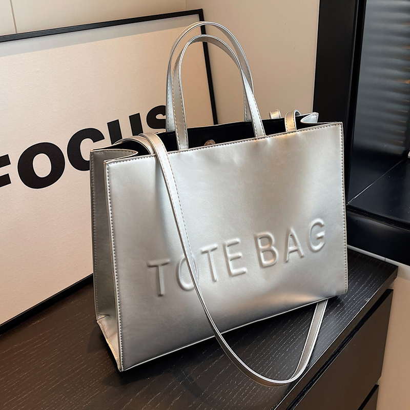 Leather Briefcase - Borsa Tote di design per donna