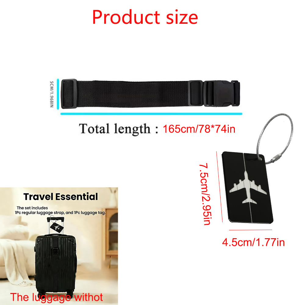 Set di 2 Cinghie per Imballagg - Travel Luggage Set recensione e prezzo