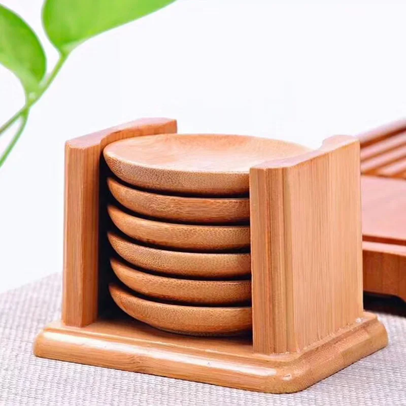 6 pezzi di forma rotonda sotto - Marble Coaster Set recensione e prezzo