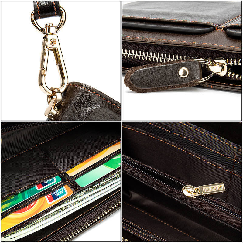 Portafoglio in Pelle a Doppio  - Leather Wallet Men recensione e prezzo