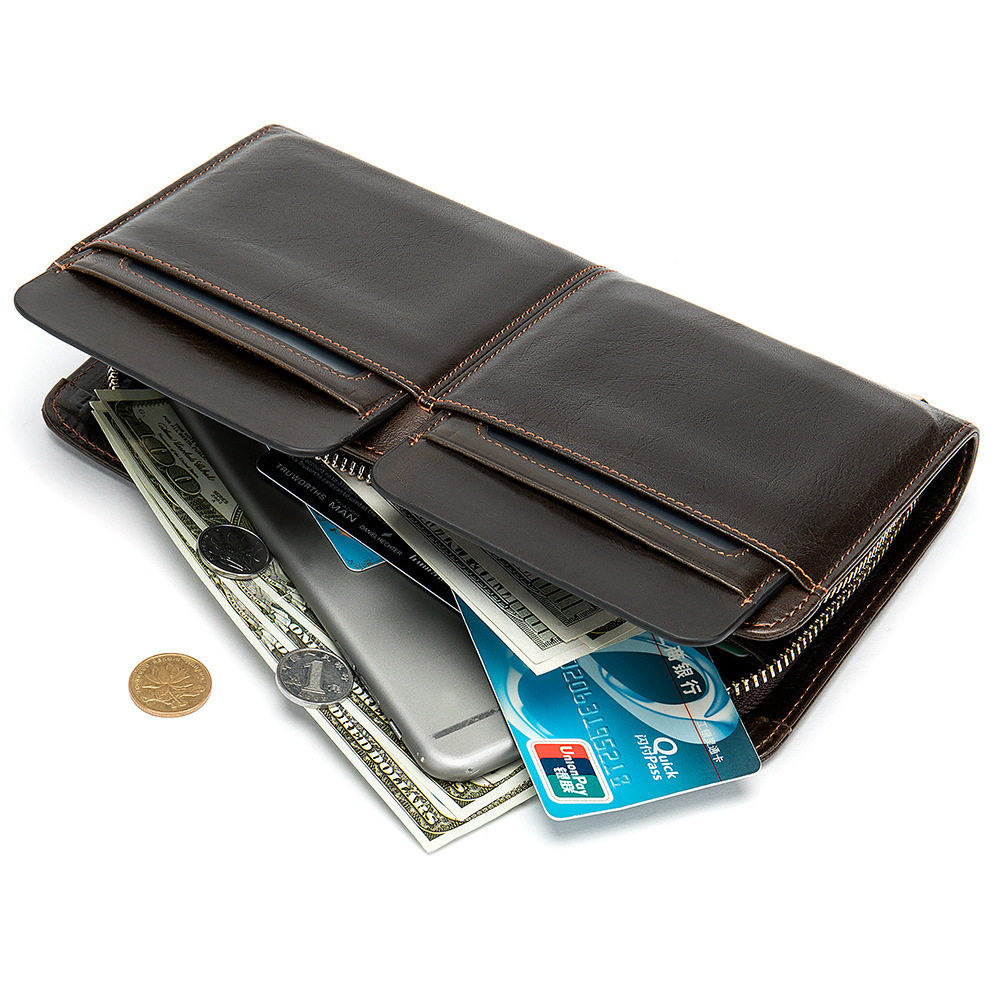 Portafoglio in Pelle a Doppio  - Leather Wallet Men recensione e prezzo