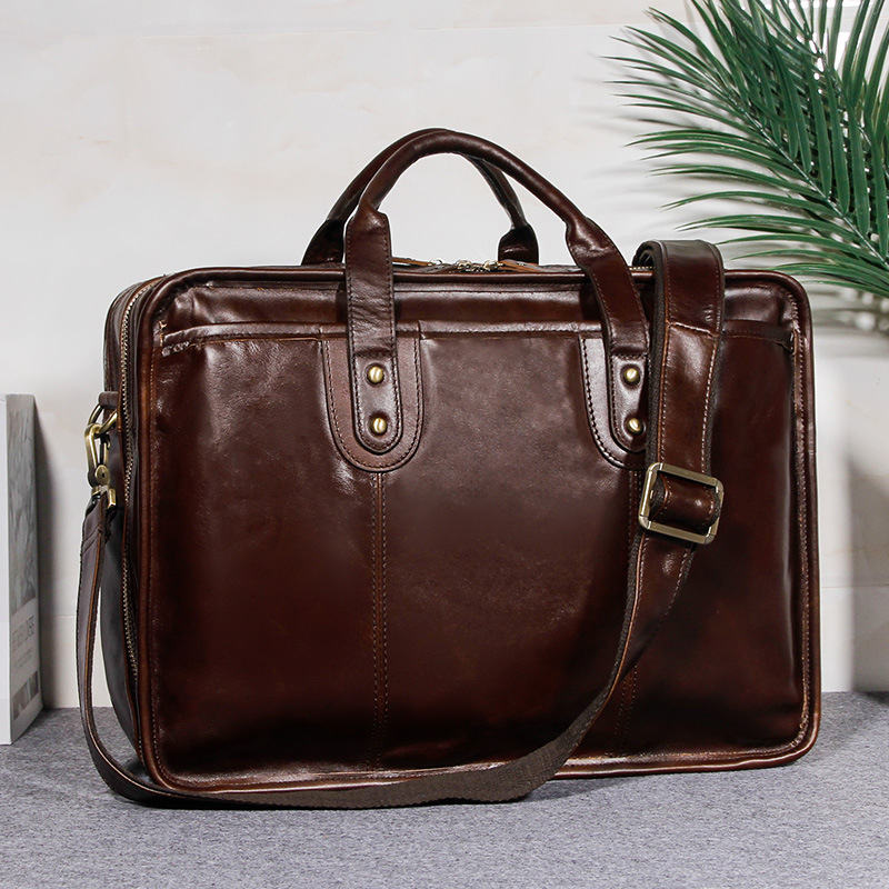 Borsa da lavoro in pelle di va - Leather Briefcase recensione e prezzo