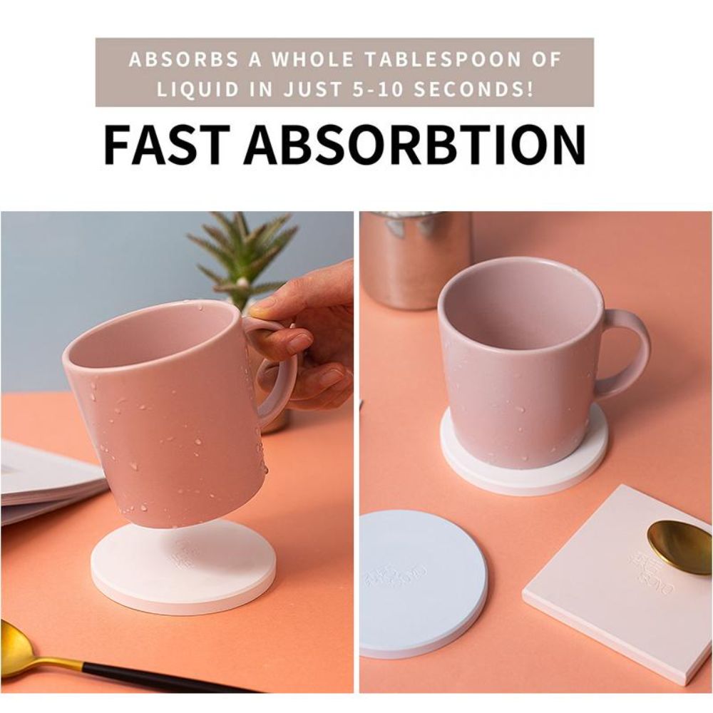 Nuovo sottobicchiere in diatom - Marble Coaster Set recensione e prezzo