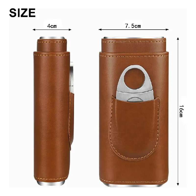 Custodia in pelle per tre siga - Premium Cigar Case recensione e prezzo