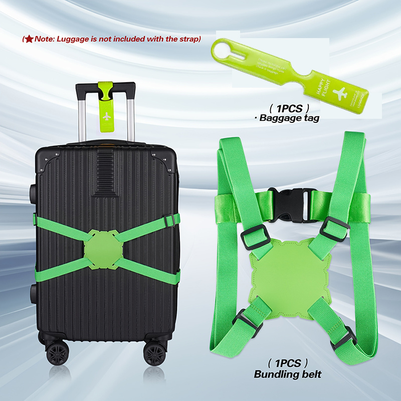 Set di 2 cinghie per bagagli + - Travel Luggage Set recensione e prezzo