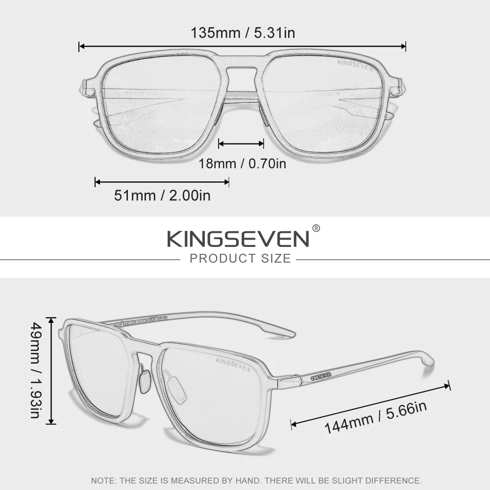 KINGSEVEN Occhiali da sole pol - Sunglasses Uv400 recensione e prezzo