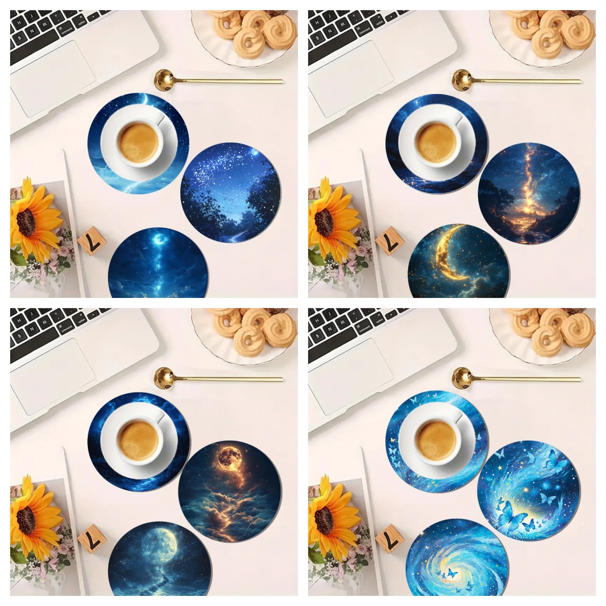 Set di 4 sottobicchieri artist - Marble Coaster Set recensione e prezzo