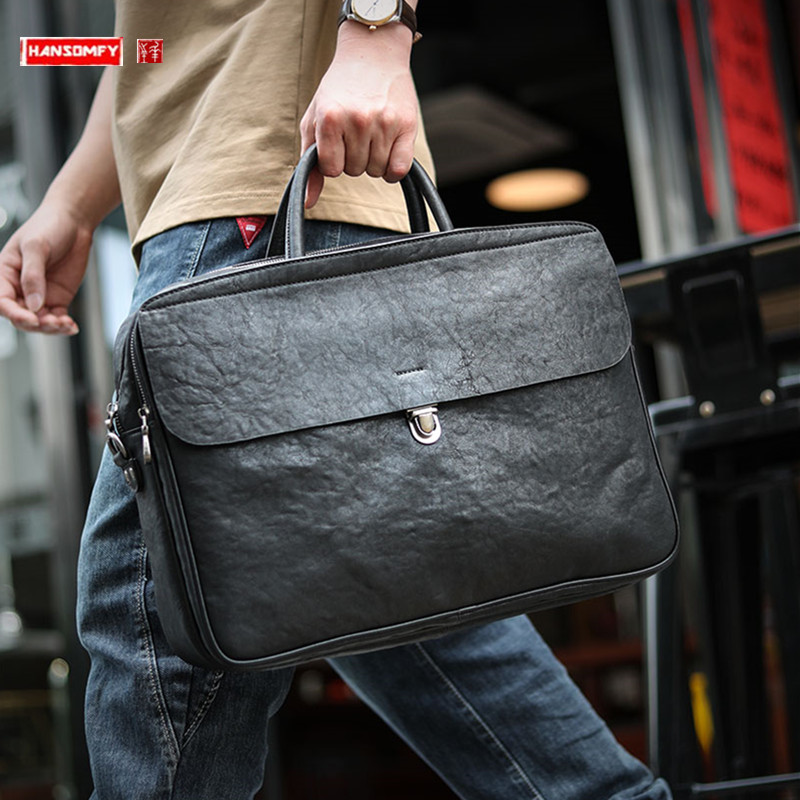 Borsa da Uomo in Vera Pelle Ne - Leather Briefcase recensione e prezzo