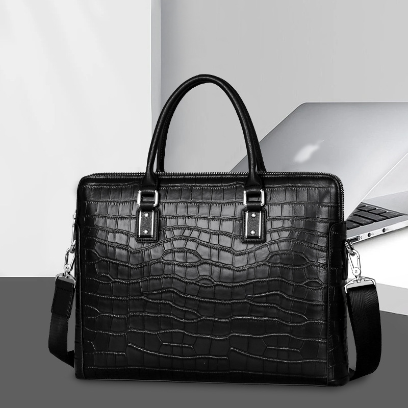 Nuova Borsa da Uomo in Vera Pe - Leather Briefcase recensione e prezzo