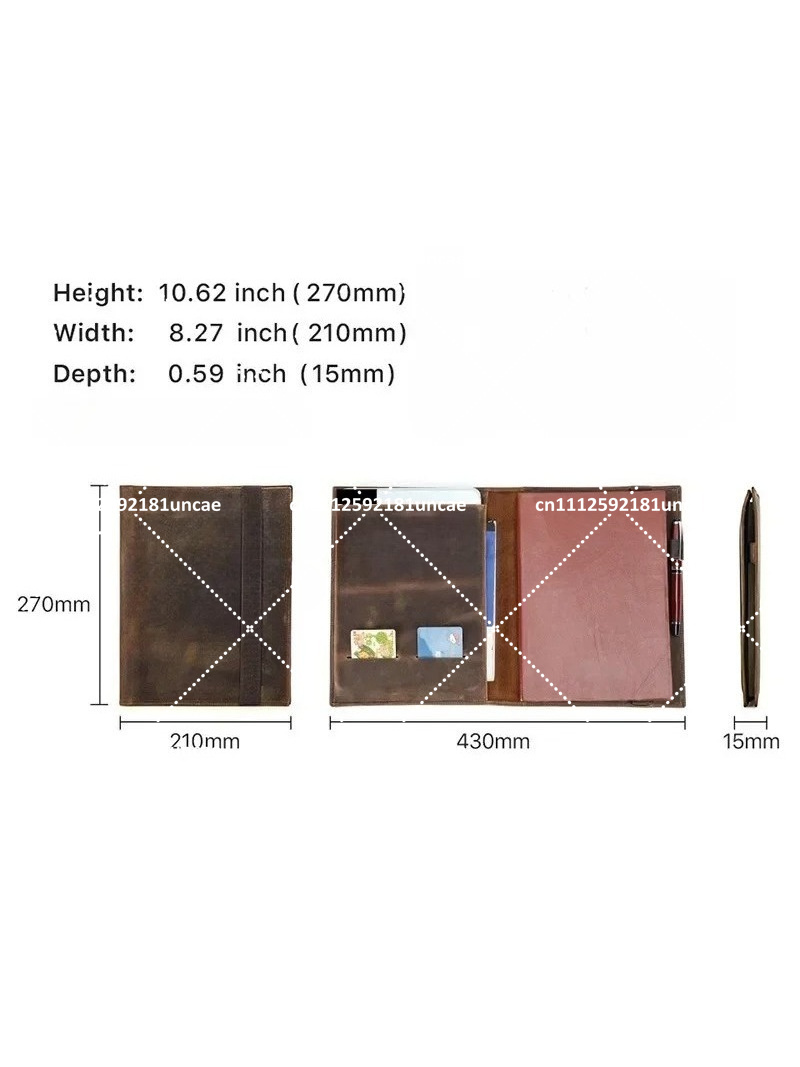 Cartella Portadocumenti in Pel - Leather Briefcase recensione e prezzo
