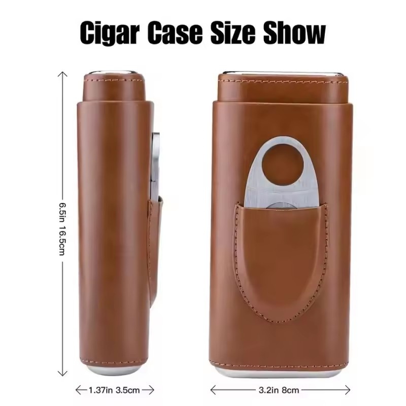Custodia per sigari in pelle C - Premium Cigar Case recensione e prezzo