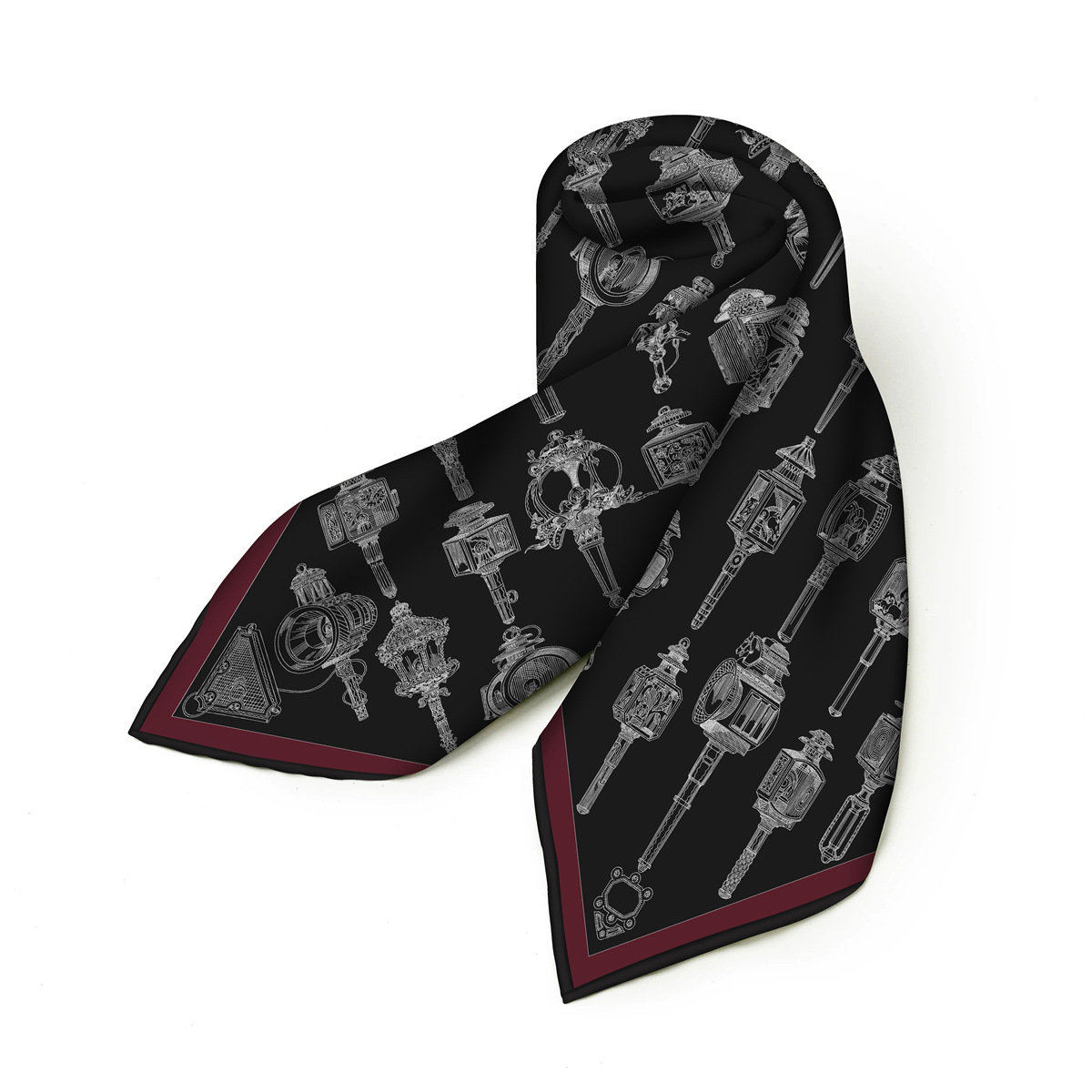 Sciarpa Nera di Lusso in Seta  - Cashmere Scarf recensione e prezzo