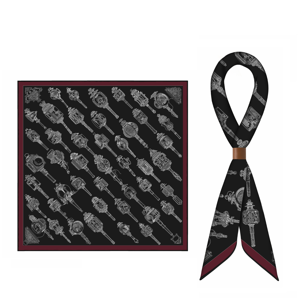 Sciarpa Nera di Lusso in Seta  - Cashmere Scarf recensione e prezzo